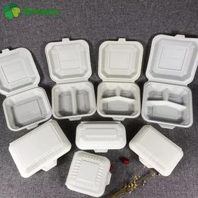 Buy Wholesale China Disposable Bagasse Boxes 6.5x6.5 Inch Europe