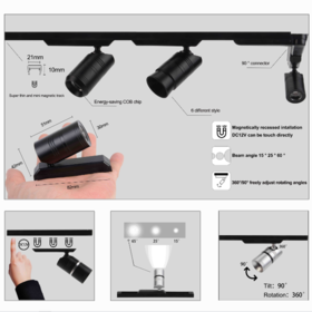 Projecteur à LED magnétique autonome : achetez au meilleur prix