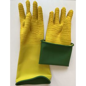 Wholesale Custom Yellow Comfort Kitchen Cleaning Latex Long Sleeve  Household Rubber Gloves Guantes De Limpieza - China Guantes Limpieza and  Latex Household Gloves price