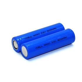 VCELL/OEM Wiederaufladbare und hochsichere 18650 3.2V 1600mAh LiFePO4 Batteriezelle für Solarlampen, USV, Elektrofahrzeuge, Laptops