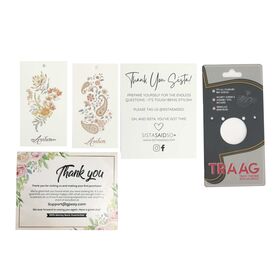 Wholesale OEM Custom thank you card Recycled Paper Customized Fancy  Printing gold foil wedding Card with envelope to Customer or guest or From  m.