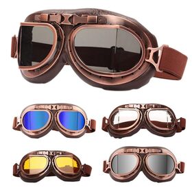 Classic Glasses Vintage Goggles Retro Motorcycle Retro Nostalgia Style Outdoor Sports Glasses Motorcycle Riding Goggles Mask