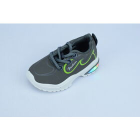 Kids LED Light Up Sneakers Breathable Sport Casual Girls Boys Shoes Adjustable Strap Flashing for Toddler