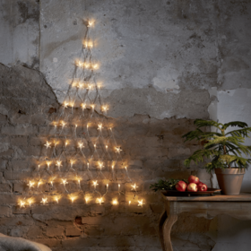 3 Branches Lumineuses à 48 LED Clignotantes - Blanc : : Luminaires  et Éclairage