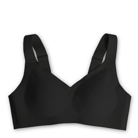 Plus Size Sports Bra for Women Comfortable Wide Band Gathered Yoga Vest  Underwear Women's Wireless Push Up Fitness Lingerie : : Clothing