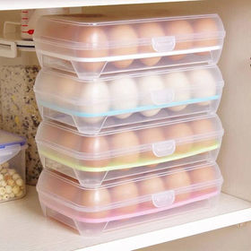 Buy Wholesale China Refrigerator Organizer Bins Plastic Clear Plastic Bins  Bpa Free Fridge Storage Container For Kitchen & Refrigerator Organizer at  USD 5.36