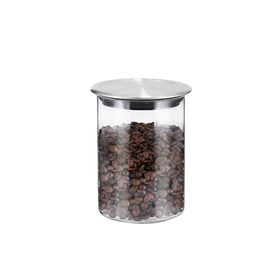 Buy Wholesale China Glass Jar With Lid Food Storage Jars Glass Canister Jar  Air Tight Jar 270ml/470ml/800ml & Glass Jar With Lid at USD 2.77