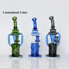 Sirui Pyrex Glass Pipe DAB Rig Oil Rig Glass Water Pipe Glass Smoking Pipe  Shisha Hookah Tobacco Pipes Oil Burner Pipe Glass Recycler Concentrate Rig  - China Glass Pipe and Oil Rig