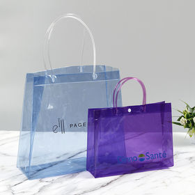 Transparent Plain PVC Vinyl Shopping Bag, Capacity: 3kg