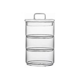 Trudeau Stackable Glass Storage Jars, Set of 6 – Modern Quests