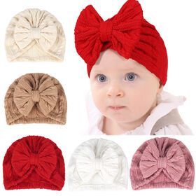 Acheter Tricot arc bandeau bébé fille bandeau infantile cheveux accessoires  arcs chapeaux Turban pour enfants chapeaux élastiques nœud papillon