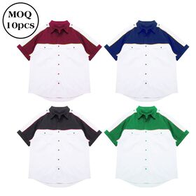 Chemise Homme Vintage Izod Jeans Manches Courtes - Taille L - 100% Coton - Occasion Très Bon état