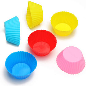 China Silicone Baking Cups Reusable Muffin Liners Non-Stick Cup Cake Molds  Set Cupcake Silicone Liner Standard Size Silicone Cupcake Holder Reusable  Cupcake Liners Christmas Gift factory and manufacturers