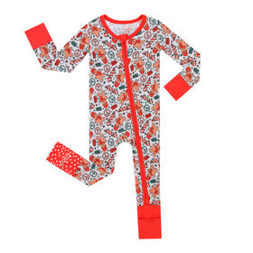 Buy Wholesale China Unisex Pajamas, Zip-front Non-slip Footed