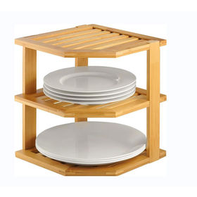 Buy Wholesale China High Quality Bamboo Cabinet Plate Stand Dish Drainer  Wooden Plate Rack Pot Lid Holder Kitchen Bamboo Dish Drying Rack & Bamboo  Holder For Dish Rack at USD 4.89