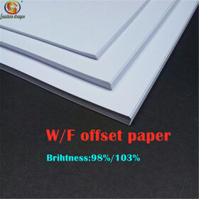White Color Woodfree Offset Paper/Bond Paper 55-180GSM - China Offset Paper,  Uncoated Paper