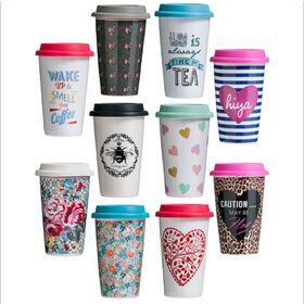 Buy Wholesale China 15oz Organic Bamboo Fiber Travel Mug Reusable Travel  Coffee Cup With Silicone Grip And Lid Fiber & Bamboo Fiber Reusable Coffee  Mug at USD 1.47