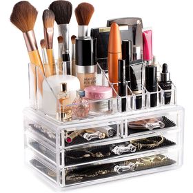 Desktop Brushes Organizer with Lid Clear Acrylic Makeup Organizer Lucite  Brush Holder - China Desktop Brushes Organizer and Acrylic Makeup Brush Cup  Holder price