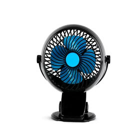 Ventilateur de bureau Petit ventilateur de table avec débit d'air puissant  Fonctionnement silencieux Mini ventilateur portable USB Circulateur d'air 2  vitesses de refroidissement Tête réglable Ventilateur personnel rotatif à  360 ° 