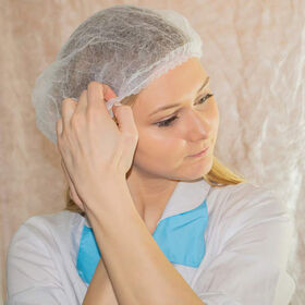 CharLotte Bouffante Non Tissée Médicale Jetable Simple Double Élastique pour la Chirurgie