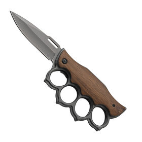 Unique Design Wenge Handle Folding Hunting Camping Survival Pocket Knife
