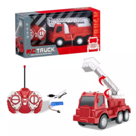 Remote control store tiller fire truck