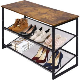 Buy Wholesale China Wholesale Customize Bamboo Shoe Rack 5-tier Shoe  Storage Organizer For Entryway Bedroom Living Room Black Bamboo 4-tier Shoe  & Sturdy Shoe Shelf 5-tier Sturdy Shoe Organizer at USD 8.89