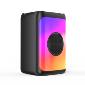 6,5-Zoll-Bluetooth-Lautsprecher mit RGB-Blitzlicht, tragbar und kabellos für Indoor- und Outdoor-Partys