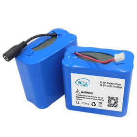 Baterai Lithium-ion 14.8V 5600mAh dengan kinerja stabil, isi ulang, dan kepadatan energi tinggi dengan PCM untuk lampu tenaga surya, E-bike, EV.
