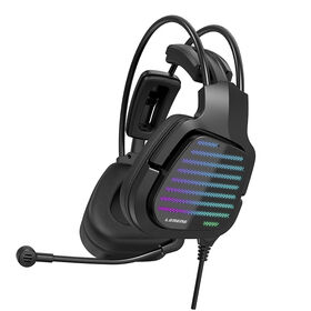 Wired Gaming Headset, with Flip to Mute Microphone, 3.5mm Audio Jack, Memory Foam Earpads, Lightweight