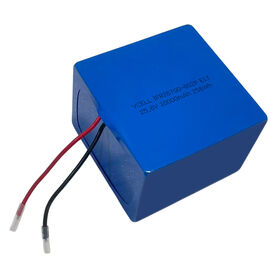 VCELL/OEM حزمة بطارية ليثيوم فوسفات حديد 25.6 فولت 10 أمبير ساعة 26700 8S2P مع PCM لروبوت AGV، المعدات الصناعية، متتبع الطاقة الشمسية