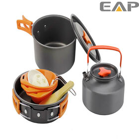 Buy Wholesale China Camping Cookware Mess Kit For Backpacking Gear – Camping  Cooking Set - Backpack Camping Pot And Pans Set - Portable Camping Stove & Camping  Cookware at USD 7.88