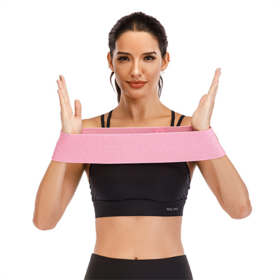 Banda de resistência para glúteos de yoga, em tricô, antiderrapante, anel de glúteos para fitness e yoga, alargamento e espessamento para treinamento de força.