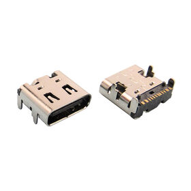 USB-Steckverbinder Typ C mit einer Durchschlagsfestigkeit von 750 V AC, Lebensdauer: 10000 Zyklen, Nennstrom: 5 A