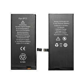 Baterai Crack Apple untuk iPhone 11 3110mAh, Baterai Pengganti dengan Kesehatan 100%
