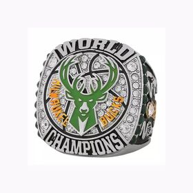 Custom tournament champion ring Milwaukee Bucks championship ring
