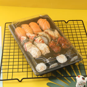 355*355mm Big Size Disposable Takeaway Food Packaging Sushi Store