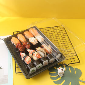 355*355mm Big Size Disposable Takeaway Food Packaging Sushi Store