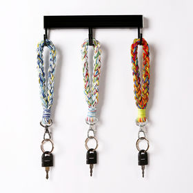 Acrylic Keychain Blanks for Key Rings Woven Keychains for DIY