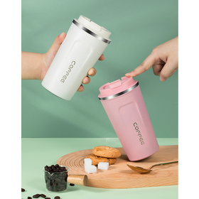 380ml Double Stainless Steel 304 Coffee Mug Leak-Proof Thermos Mug Travel  Thermal Cup Thermosmug Water Bottle For Gifts - Italy, New - The wholesale  platform