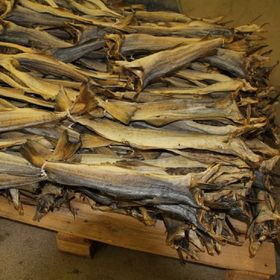 Black Brown Salted Dry Stock Fish, For Cooking, Packaging Type: Loose