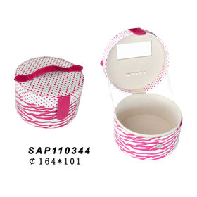 صناديق هدايا دائرية من الورق المقوى بغطاء، صناديق متداخلة لحفلات الزفاف وأعياد الميلاد وعيد الحب، وتنسيق الزهور - تغليف بالجملة