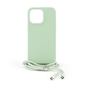 Hot selling Crossbody Case for iPhone 14 Pro with Lanyard Strap Adjustable Rope Liquid Silicone Soft Cover for iPhone 14 Pro 6.1