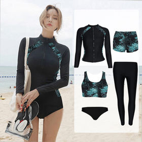 Fashion Front Zipper Diving Suit Full Body Swimsuit For Women Wetsuit  Rashguard Surfing Swimsuits Combinaison Surf Femme Swimming Suit @ Best  Price Online