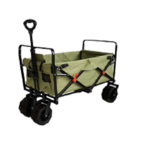 Trolley Camping Portabel / Chariot pliable sur roulettes avec poignée  réglable, pour