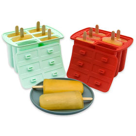 Buy Wholesale China Bpa Free Home Use Silicone Ice Cream Popsicle Maker Ice  Pop Mold With Lid & Silicone Popsicle Mold at USD 1.55