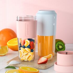 Portable Blender, Blender for Shakes and Smoothies, 16 Oz Rechargeable Type-C Personal Blender, Mini Blender with Four Blades