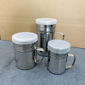 12 Pots à épices En Plastique Réutilisables | 100 Ml, Avec Bouchon Verseur | Pour Sel, Poivre, Condiments, Rangement Cuisine
