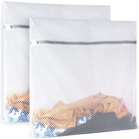 Mamlyn 2 Medium Mesh Laundry Bag for Delicates mesh Fabric with