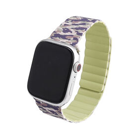 Hot Selling Original design Sports Magnetic silicone watch band for iWatch 45mm 44mm 42mm 41mm 40mm 38mm, Women Men Double Side